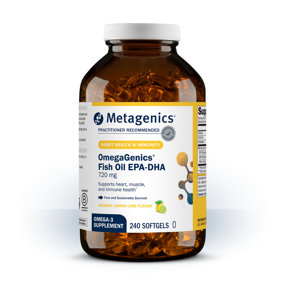 OmegaGenics Fish Oil EPA-DHA 720 mg 240 softgels